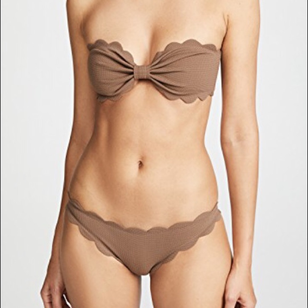 NEW Marysia Antibes bikini S Brown